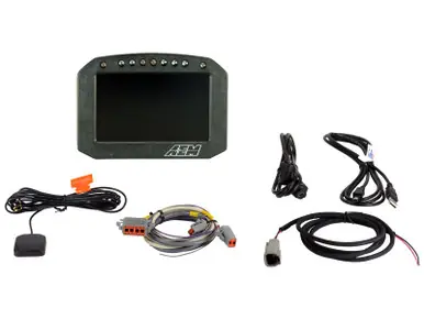 AEM CD-5LG Carbon Logging Flush Digital Dash Display w/ Internal 20Hz GPS & Antenna Price Cut