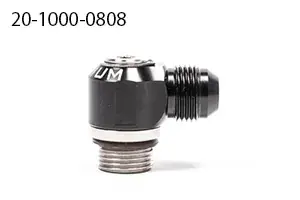 Modern Radium Engineering V2 Flare Low Profile Swivel Banjo Fitting - 8AN ORB to 8AN Male