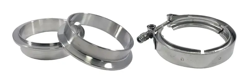 Exclusive Offer Torque Solution Stainless Steel V-Band Clamp & Flange Kit - 3in - 76mm