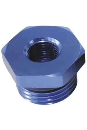 Aeroflow -6ORB Port Reducer To 1/8" NPT - Black Top Rated