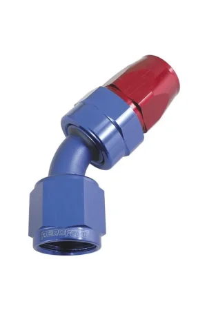 Aeroflow 200 Series PTFE 45 Deg Alloy Hose End -10AN - Black Limited Time