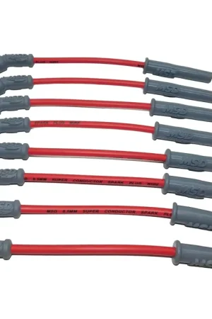 MSD Super Conductor Spark Plug Wire Set -1999-05 GM Truck Red Jacket - Gen III LS 4.8/5.3/6.0 Same Day Shipping