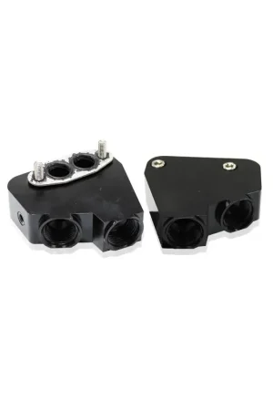 Aeroflow Billet Oil Cooler Adapter -10 ORB - Black (Holden/Chevy LS) Best Seller
