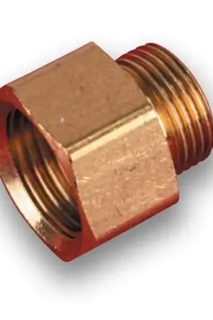 Last Chance Holley Standard Fitting Standard Fitting Tube 3/8" Thread 9/16-24 A x 5/8-18 B