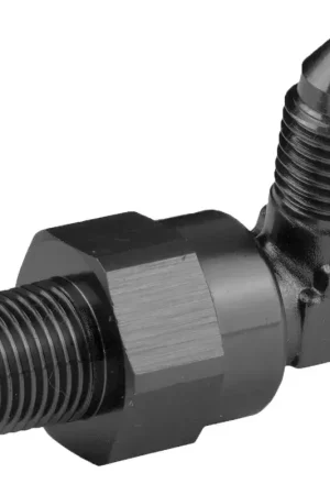 Proflow Adaptor Male -03AN 90 Degree To 1/8in NPT Swivel Blue Handmade