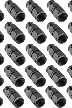 Proflow Bulk Pack Aluminium 90 Degree Hose End -06AN PTFE Hose Black 25pc Price Drop