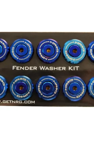 NRG NRG M-Style Fender Washer Kit TI Series M6 For Plastic (TI Burn Washer/TI Burn Screw) - Set of 10 Discount