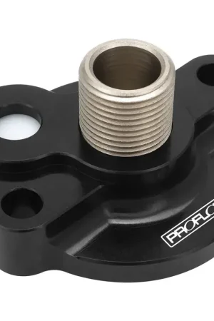 Proflow Oil Filter Bypass Mount Billet Aluminum 15 PSIinternal Bypass Chevrolet SB & BB Black Anodized Super Sale