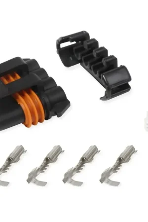 Holley EFI POWER TAP METRIPACK, 4 CAVITY, FEMALE, BLACK Handmade