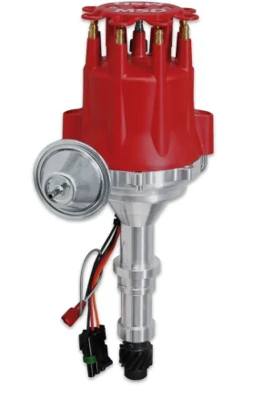 Genuine MSD Ready-to-Run Distributor - Buick Nailhead V8 Buick 322/364/401/425 Nailhead - Built-in Ignition Module - Includes Iron Gear Rev Limiter