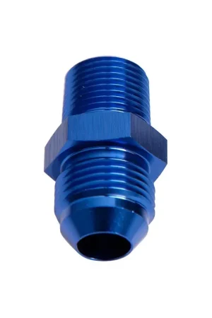 Aeroflow Straight Male Flare Adapter -6AN to 3/4" NPT - Black Premium