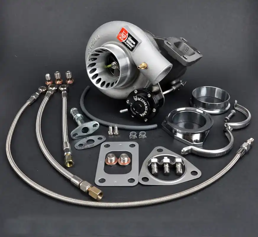 Kinugawa TD05H-18G-8cm Billet Turbo w/3in Anti Surge Cover/V-Band Turbine Housing (Patrol Y60, Y61 4.2L TD42) Warranty Included