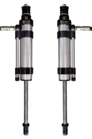 Next Day Delivery ICON 2005-2023 Toyota Tacoma, 0-1.5” Lift, Rear, 2.5 Omega Bypass Remote Reservoir Shocks, Pair