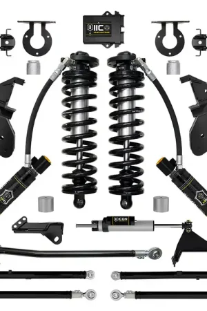 ICON 2023-2025 Ford F-250/F-350 Super Duty 4WD, 2.5-3" Lift, Stage 6 Coilover Conversion System with 4-Link and Expansion Packs Weekend Sale