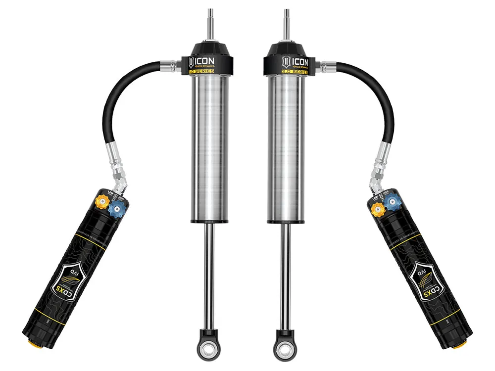 ICON 2022-2025 Toyota Tundra 0-1.5” Lift/2023-2025 Sequoia 0-4" Lift, Rear, V.S. 3.0 Series Shock Absorbers, Remote Reservoir w/ CDXS, Pair Modern