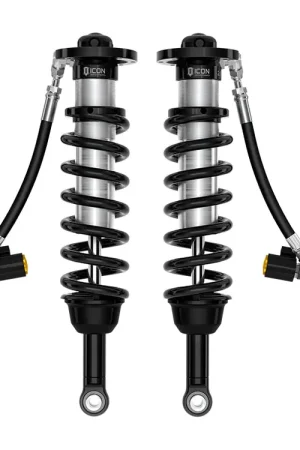 Must Have ICON 2022-2025 Toyota Tundra 1.25-3.5" Lift/2023-2025 Sequoia 3-4.5" Lift, Front, V.S. 2.5 Series Coilover Kit, Remote Reservoir w/ CDEV, Pair