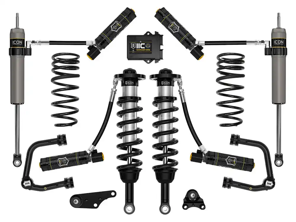 ICON 2024-2025 Toyota Tacoma 1.25-3" Lift, Stage 6 Suspension System, Tubular, Overland Rear Springs Limited Edition
