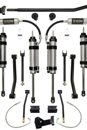 Viral ICON 2007-18 Jeep JK Wrangler, 4.5" Lift, Stage 5 Suspension System