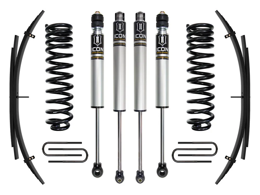 ICON 2020-2022 Ford F-250/F-350 Super Duty 4WD, 2.5" Lift, Stage 1 Suspension System w/ Expansion Packs Fresh Stock