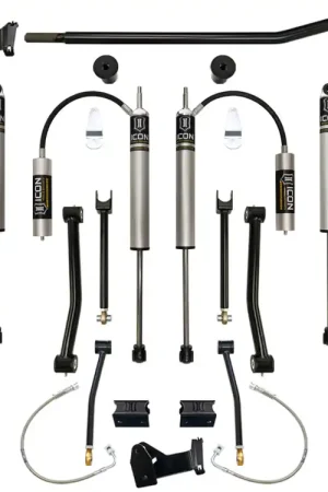 Buy Online ICON 2007-18 Jeep JK Wrangler, 4.5" Lift, Stage 2 Suspension System