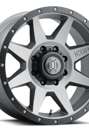 Cheap ICON Alloys Rebound, Titanium, 20 x 9 / 8 x 6.5, 12mm Offset, 5.5" BS