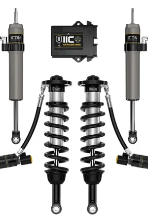 ICON 2022-2025 Toyota Tundra, 1.25-3.5" Lift, Stage 12, 2.5 Suspension System, Billet Weekend Sale