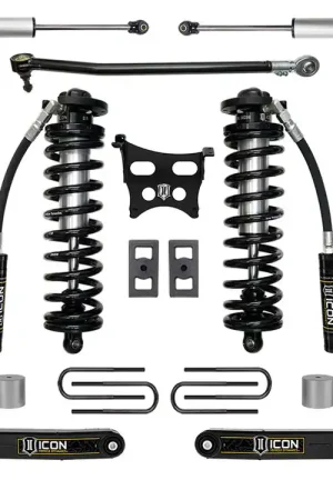 Trending ICON 2023-2025 Ford F-250/F-350 Super Duty 4WD, 2.5-3" Lift, Stage 4 Coilover Conversion System with Radius Arms and Expansion Packs