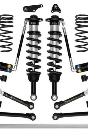 Buy Online ICON 2024-2025 Toyota Tacoma 1.25-3" Lift, Stage 12 Suspension System, Tubular