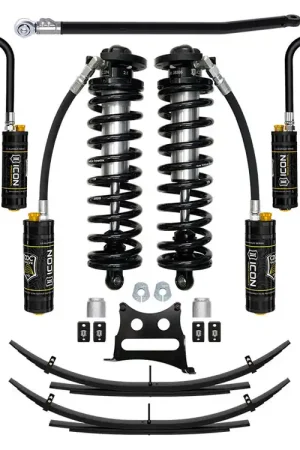 Weekend Sale ICON 11-16 Ford F250/F350, 2.5-3" Lift, Stage 5 Coilover System w/ Leaf Springs
