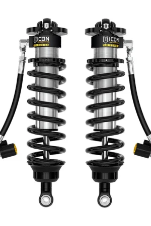 Hot Picks ICON 2022-2025 Toyota Tundra 1.25-3.25" Lift/2023-2025 Sequoia 3-4.25" Lift, V.S. 3.0 Series Front Coilover Kit, Remote Reservoir w/ CDEV, Pair