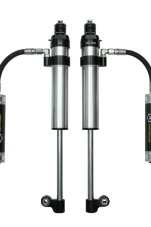 Buy Direct ICON 2005-2023 Toyota Tacoma, Rear, 2.5 Aluminum Series RXT Remote Reservoir Shocks, Pair