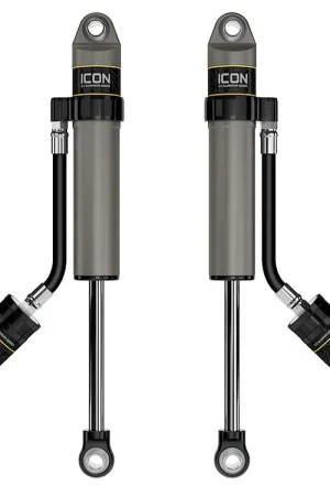 ICON 1997-2023 Nissan Patrol Y61, 2" Lift, Rear, V.S. 2.5 Aluminum Series Shock Absorbers, Remote Reservoir, Pair Must Have