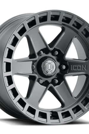 Place Order ICON Alloys Raider, Satin Black, 17 x 8.5 / 6 x 135, 6mm Offset, 5" BS