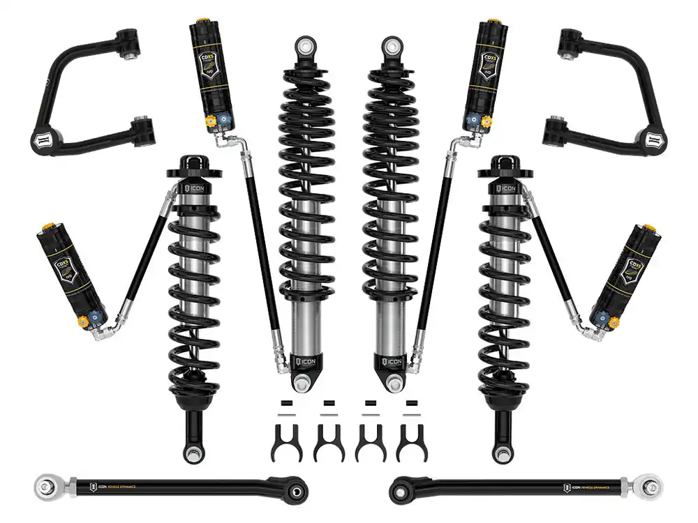 ICON 2021-2023 Ford Bronco, Non-Sasquatch, 3-4" Lift, Stage 6 Suspension System, CDXS, Tubular Reduced Price
