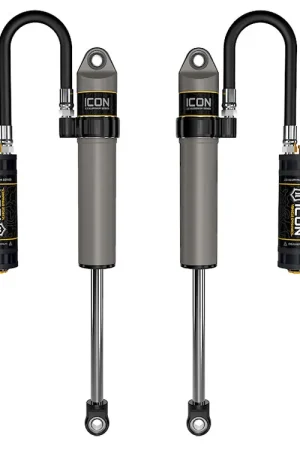 Markdown ICON 2020-2023 Jeep Gladiator/2018-2023 Jeep Wrangler JL, 2.5" Lift, Front, V.S. 2.5 Aluminum Series Shock Absorbers, Remote Reservoir w/ CDCV, Pair