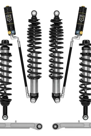 Professional Grade ICON 2021-2023 Ford Bronco, Non-Sasquatch, 3-4" Lift, Stage 6 Suspension System, CDXS, Billet, Heavy Rate Rear Spring