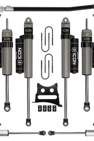 Genuine ICON 2008-2010 Ford F-250/F-350 Super Duty 4WD Diesel, 2.5" Lift, Stage 4 Suspension System w/ Expansion Packs