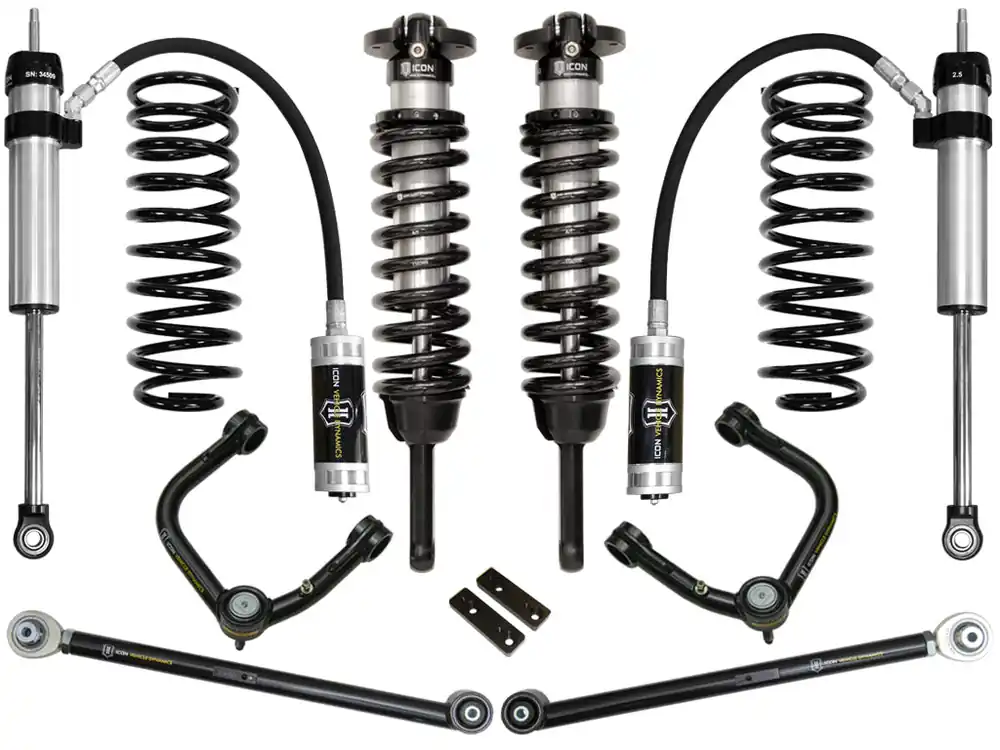 ICON 2010-2024 Toyota 4Runner/2010-2014 Toyota FJ Cruiser, 0-3.5" Lift Stage 4 Suspension System, Tubular UCA Big Sale