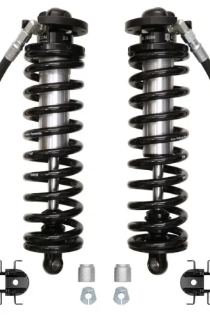 Buy Today ICON 2005-2023 Ford F-250/F-350 Super Duty 4WD, 2.5-3” Lift, V.S. 2.5 Series Coilover Conversion Kit, Remote Reservoir w/ CDCV, w/ Caster Cams