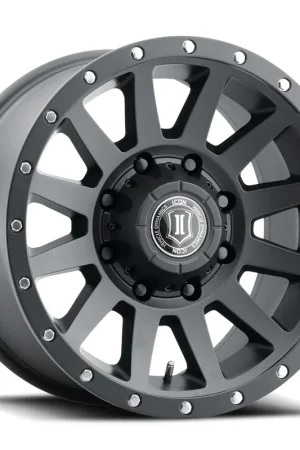 ICON Alloys Compression HD, Satin Black, 18 x 9 / 8 x 180, 12mm Offset, 5.5" BS Place Order