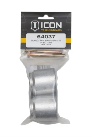 ICON 2005-2025 Ford F-250/F-350 Super Duty 4WD, Front, 2" Bump Stop Spacer Kit Grab Now
