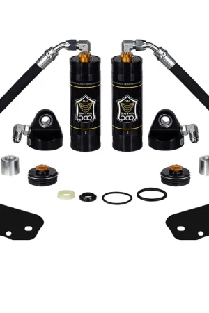 ICON 2007-2021 Toyota Tundra/2008-2022 Toyota Sequoia, Coilover Reservoir w/ CDCV Upgrade Kit With Seals, Pair Free Returns