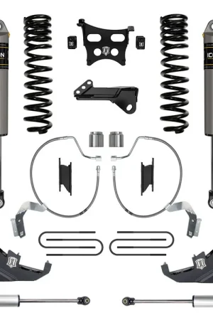 In Demand ICON 2023-2025 Ford F-250/F-350 Super Duty 4WD, Diesel, 4.5" Lift, Stage 3 Suspension System w/ Expansion Packs