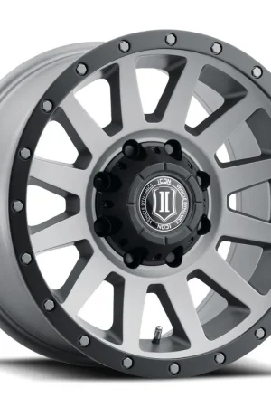 ICON Alloys Compression HD, Titanium, 18 x 9 / 8 x 6.5, 12mm Offset, 5.5" BS New Release