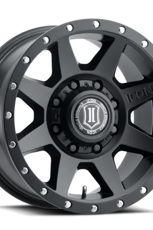 ICON Alloys Rebound HD, Satin Black, 18 x 9 / 8 x 170, 6mm Offset, 5.25" BS Authentic