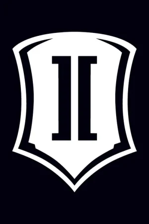 No Minimum Order ICON Vehicle Dynamics Shield Logo Sticker, White, 10” Tall