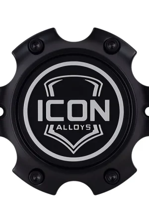 Handmade ICON Alloys Center Cap with Embossed Logo for ICON Alloys w/6 x 135 Bolt Pattern