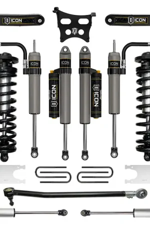 Modern ICON 2023-2025 Ford F-250/F-350 Super Duty 4WD, 2.5-3" Lift, Stage 5 Coilover Conversion System with Radius Arms and Expansion Packs