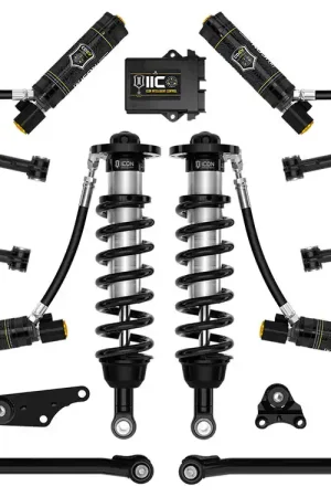 ICON 2024-2025 Toyota Tacoma 1.25-3" Lift, Stage 10 Suspension System, Tubular Fan Favorite