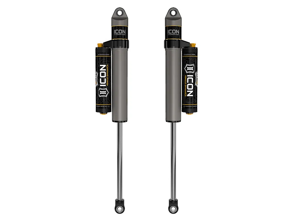 ICON 1999-2025 Ford F-250/F-350 Super Duty, 3-6” Lift, Rear, V.S. 2.5 Aluminum Series Shock Absorbers, Piggyback Reservoir w/ CDCV, Pair Don’t Miss Out